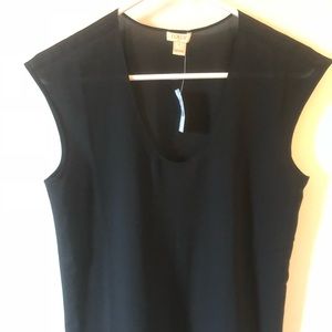 Black J Crew factory tank size S NWT